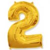 Ф. Цифры (40''/102 см) Цифры - "2" Италия -; Золото