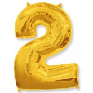 Ф. Цифры (40''/102 см) Цифры - "2" Италия -; Золото