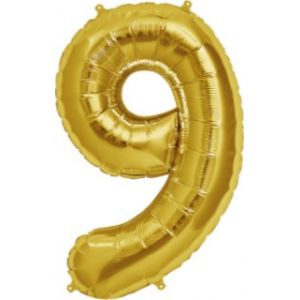Ф. Цифры (40''/102 см) Цифры - "9" Италия -; Золото