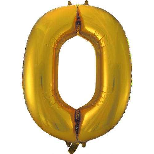 Ф. Цифры (34''/86 см) Цифры - "0" -; Золото