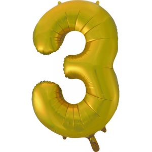 Ф. Цифры (34''/86 см) Цифры - "3" -; Золото