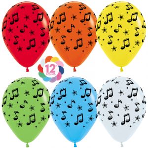Л. Шар (с рис) (12''/30 см) Новинки - Музыкальные Ноты -; Ассорти