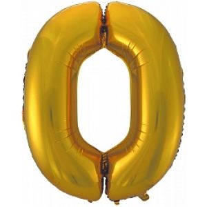 Ф. Цифры (40''/102 см) Цифры - "0" -; Золото