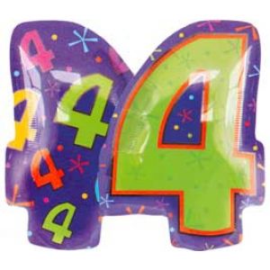 Ф. Цифры (18''/46 см) Цифры - 4 ФИГУРА Мульти -