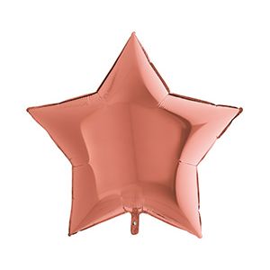 Ф. Звезда (без рис) (36''/91 см) Аэродизайн; Розовое Золото 