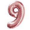 Ф. Цифры (40''/102 см) Цифры - "9" -; Розовое Золото 