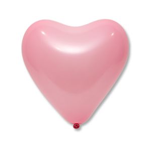Л. Сердце (без рис) (12''/30 см) Сердца без рисунка - Pink -; Розовый