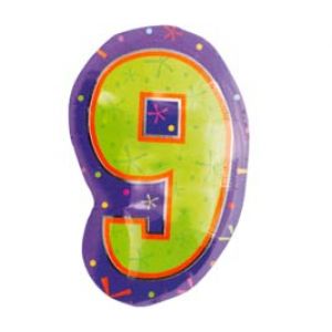 Ф. Цифры (18''/46 см) Цифры - 9 ФИГУРА Мульти -