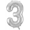 Ф. Цифры (34''/86 см) Цифры - "3" -; Серебро Ф. Цифры (34''/86 см) Цифры - "3" -; Серебро