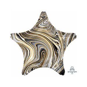 Ф. Звезда (без рис) (18''/46 см) Аэродизайн - Мрамор -; Черный