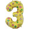 Ф. Цифры (34''/86 см) Цифры - "3", Веселые картинки -; Желтый