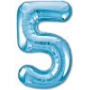 Ф. Цифры (40''/102 см) Цифры - "5" -; Светло-голубой