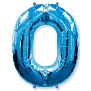 Ф. Цифры (40''/102 см) Цифры - "0" (без звезд) -; Синий