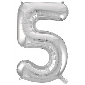 Ф. Цифры (34''/86 см) Цифры - "5" -; Серебро