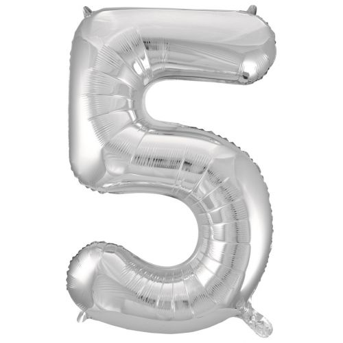 Ф. Цифры (34''/86 см) Цифры - "5" -; Серебро