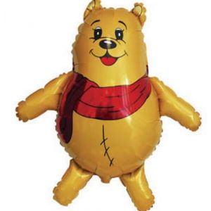Ф. Фигура (33''/84 см) Животные - Медведь в шарфе -